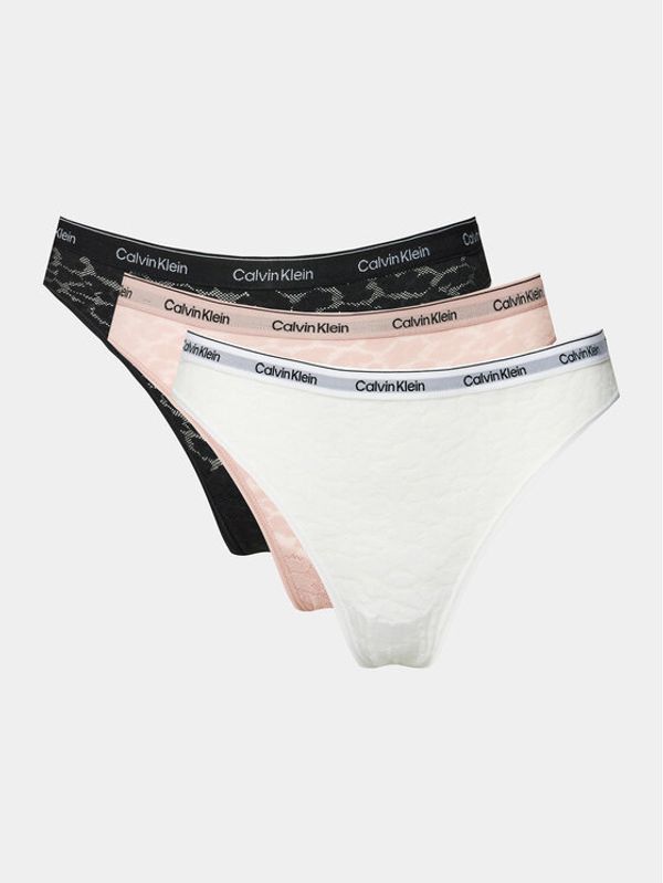 Calvin Klein Underwear Calvin Klein Underwear Set od 3 para brazilki 000QD5225E Šarena