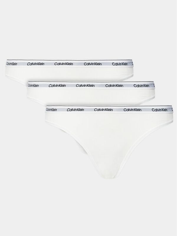 Calvin Klein Underwear Calvin Klein Underwear Set od 3 para klasičnih gaćica 000QD5207E Bijela