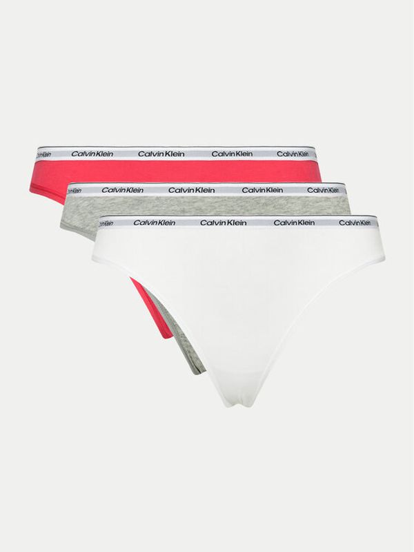 Calvin Klein Underwear Calvin Klein Underwear Set od 3 para klasičnih gaćica 000QD5207E Šarena