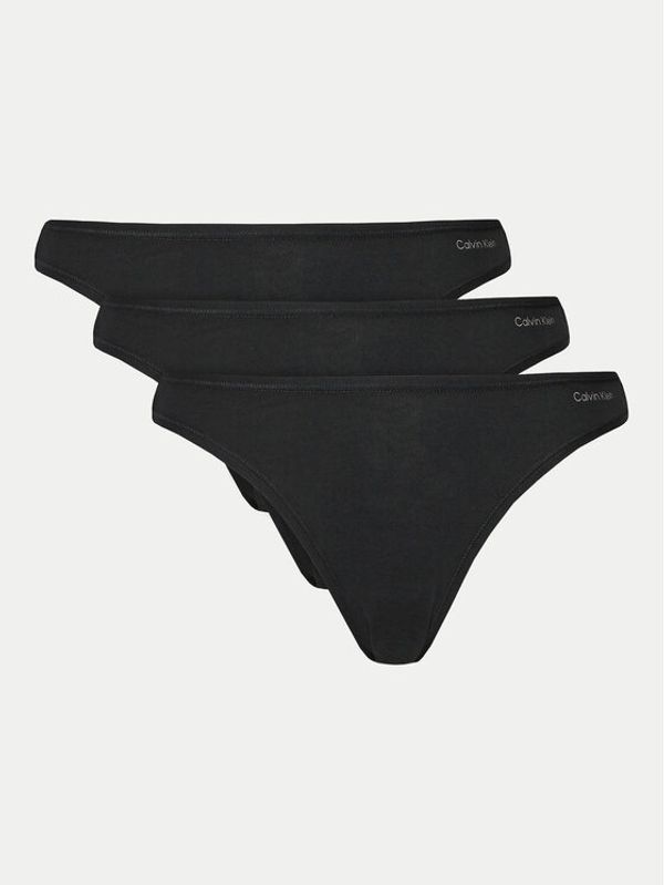 Calvin Klein Underwear Calvin Klein Underwear Set od 3 para klasičnih gaćica 000QD5218E Crna