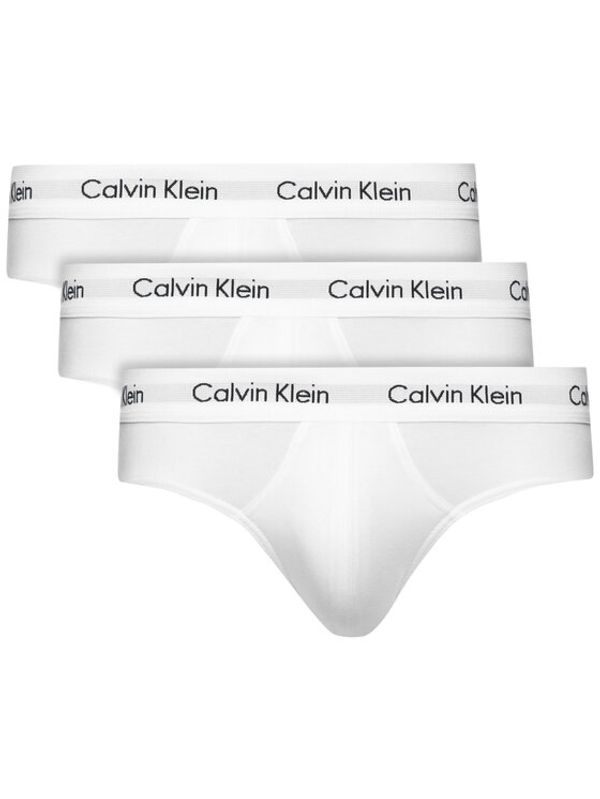 Calvin Klein Underwear Calvin Klein Underwear Set od 3 para muških slip gaća 0000U2661G Bijela