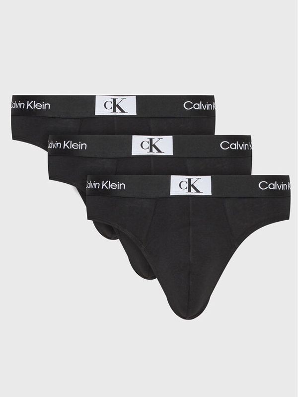 Calvin Klein Underwear Calvin Klein Underwear Set od 3 para muških slip gaća 000NB3527A Crna