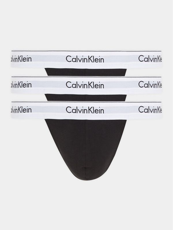 Calvin Klein Underwear Calvin Klein Underwear Set od 3 para tangica 000NB3226A Crna