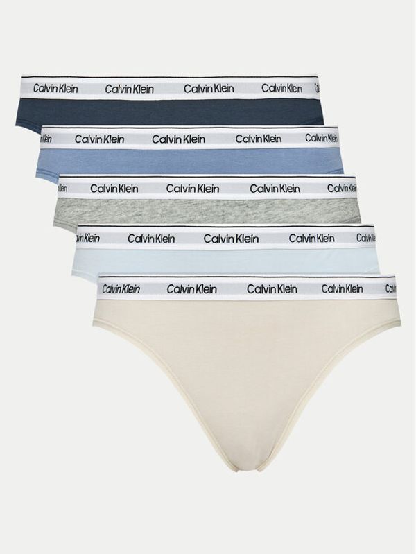 Calvin Klein Underwear Calvin Klein Underwear Set od 5 pari klasičnih gaćica 000QD5208E Šarena