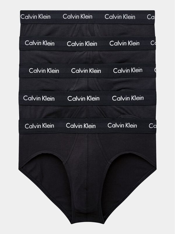 Calvin Klein Underwear Calvin Klein Underwear Set od 5 pari slip gaćica 000NB2876A Crna