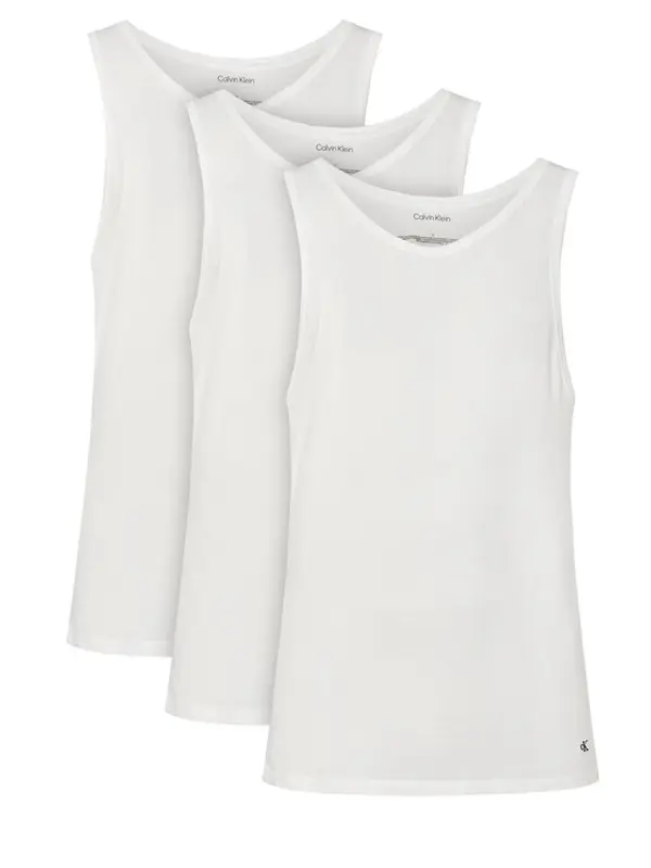 Calvin Klein Underwear Calvin Klein Underwear Set potkošulja bez rukava﻿ Tank 3Pk LV00NB4184 Bijela Slim Fit