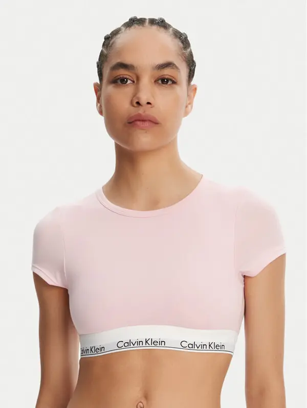 Calvin Klein Underwear Calvin Klein Underwear T-shirt LV00QF7213 Ružičasta Slim Fit