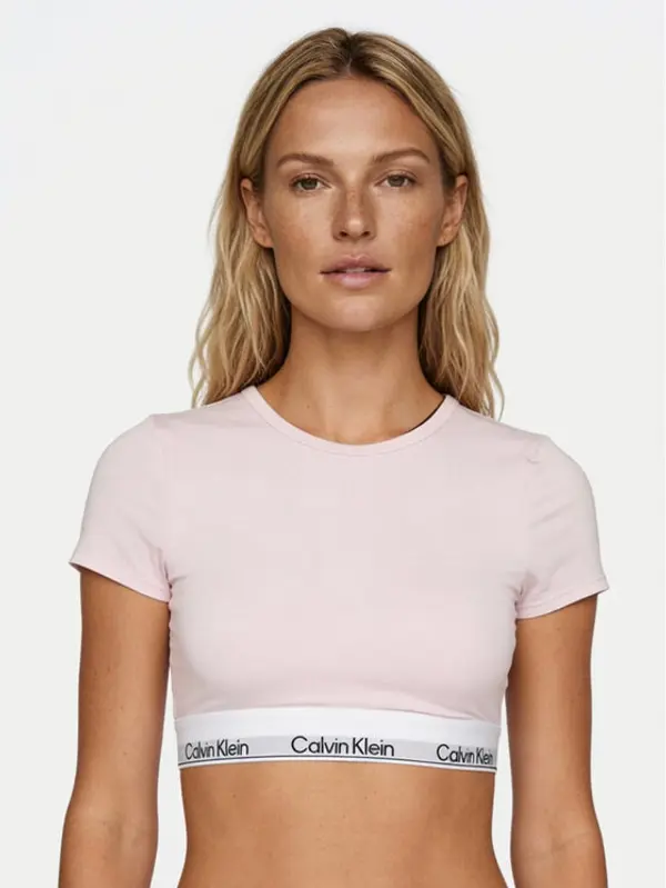Calvin Klein Underwear Calvin Klein Underwear T-shirt LV00QF8495 Ružičasta Slim Fit