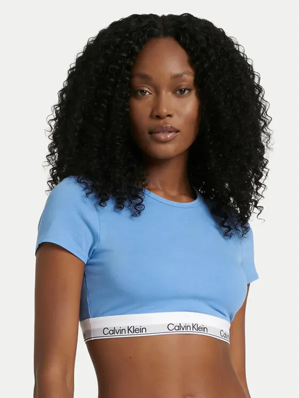 Calvin Klein Underwear Calvin Klein Underwear T-shirt LV00QF8495 Svijetloplava Slim Fit