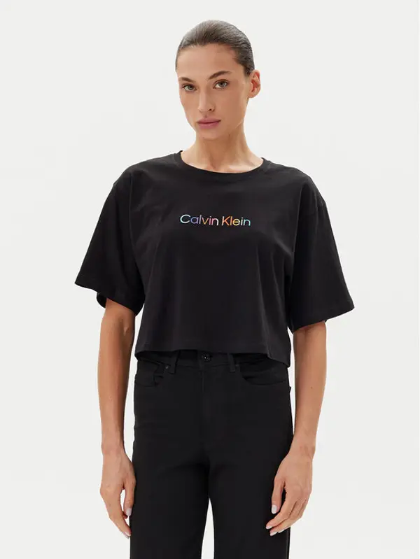 Calvin Klein Underwear Calvin Klein Underwear T-shirt LV00QS7470 Crna Boxy Fit