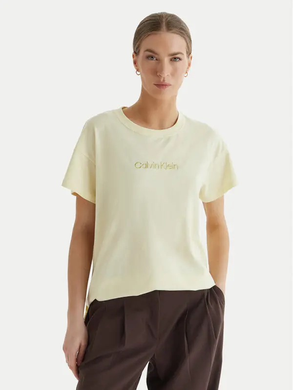 Calvin Klein Underwear Calvin Klein Underwear T-shirt LV00QS7593 Žuta Relaxed Fit