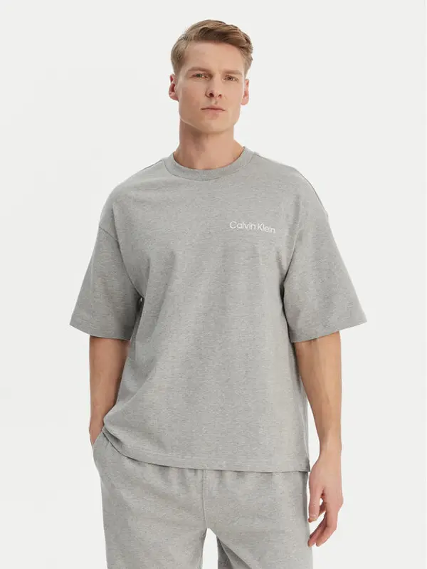 Calvin Klein Underwear Calvin Klein Underwear T-shirt S/S Crew Neck LV00NM2929 Siva Relaxed Fit