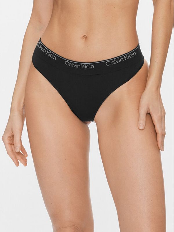 Calvin Klein Underwear Calvin Klein Underwear Tangice Thong 000QF7095E Crna