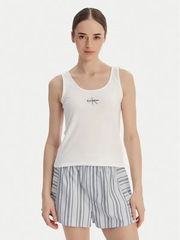 Calvin Klein Underwear Calvin Klein Underwear Top LV00QS7603 Bijela Slim Fit