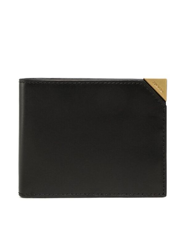 Calvin Klein Calvin Klein Veliki muški novčanik Cut Corner Bifold 5cc W/Coin K50K509995 Crna