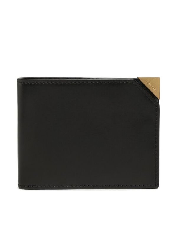 Calvin Klein Calvin Klein Veliki muški novčanik Cut Corner Bifold 6cc W/Bill K50K509984 Crna