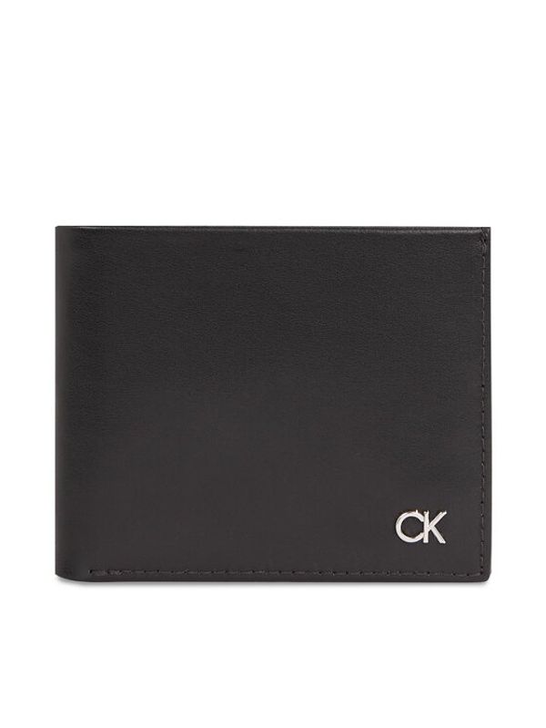 Calvin Klein Calvin Klein Veliki muški novčanik Metal Ck K50K511693 Crna