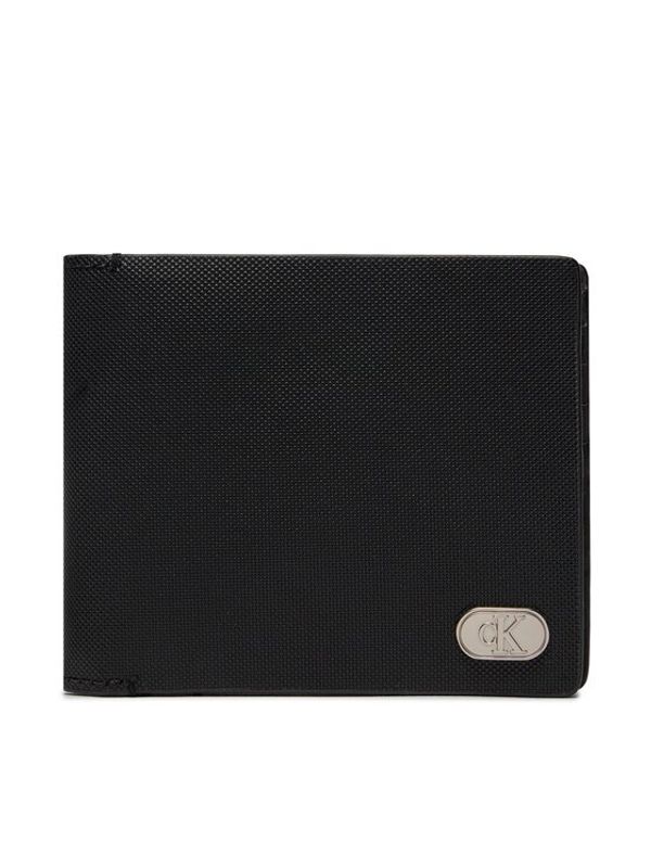 Calvin Klein Calvin Klein Veliki muški novčanik Textured Bifold K50K511474 Crna