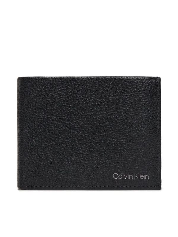Calvin Klein Calvin Klein Veliki muški novčanik Warmth Trifold 10Cc W/Coin L K50K507969 Crna