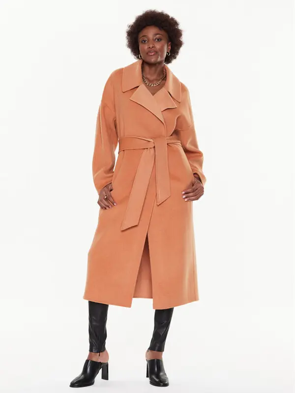 Calvin Klein Calvin Klein Vuneni kaput K20K205006 Narančasta Oversize