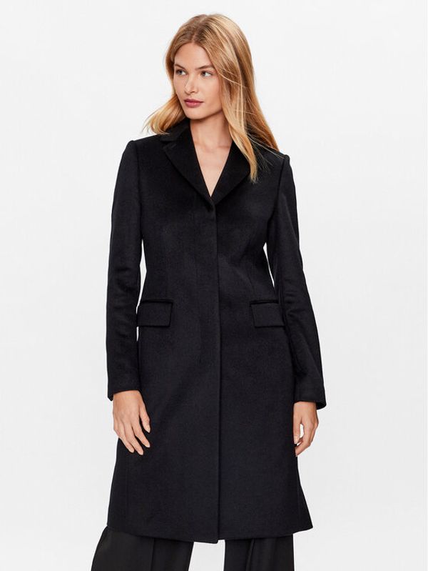 Calvin Klein Calvin Klein Vuneni kaput K20K205670 Crna Regular Fit