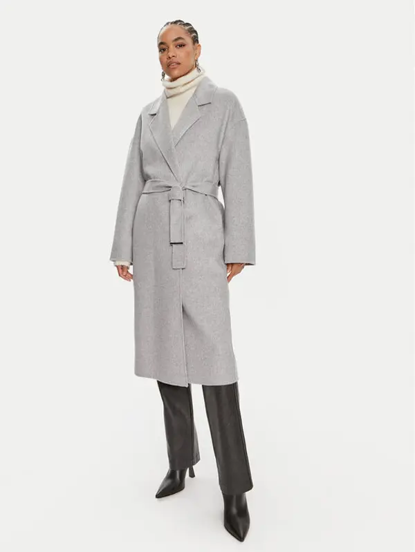 Calvin Klein Calvin Klein Vuneni kaput K20K207089 Siva Oversize