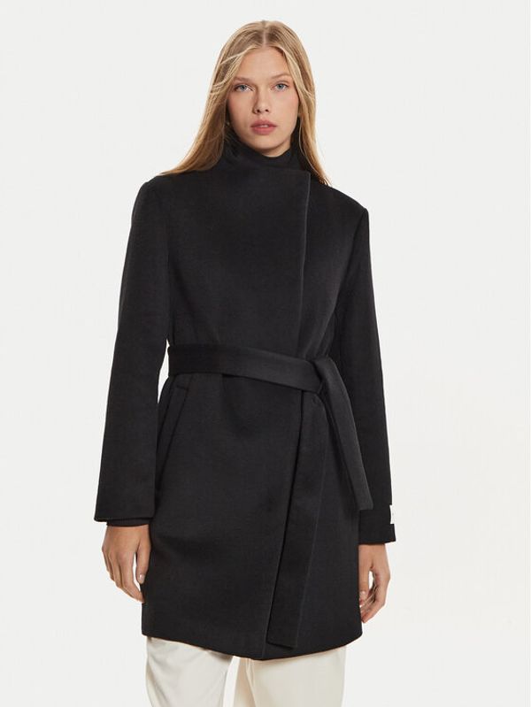 Calvin Klein Calvin Klein Vuneni kaput K20K207700 Crna Regular Fit