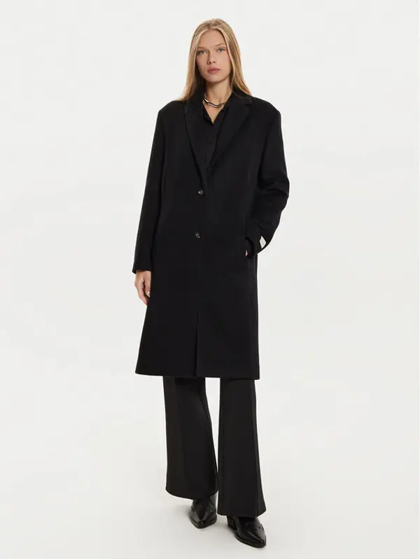 Calvin Klein Calvin Klein Vuneni kaput K20K207701 Crna Regular Fit