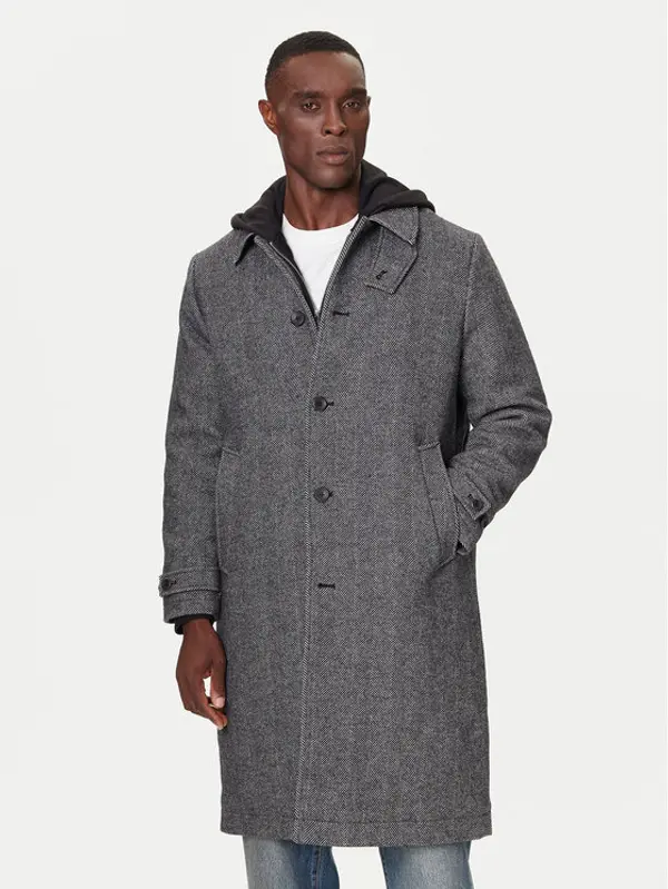 Calvin Klein Calvin Klein Vuneni kaput LV04LD510G Siva Regular Fit