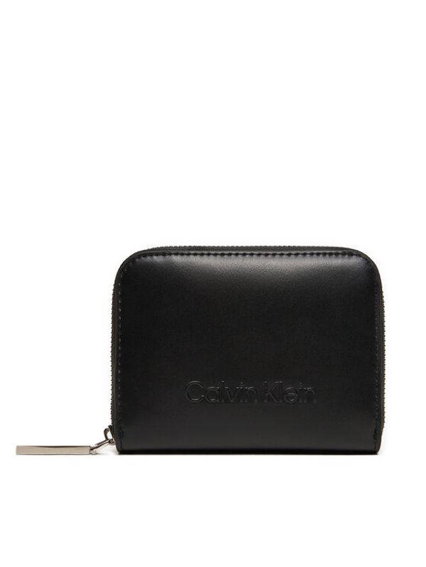 Calvin Klein Calvin Klein Ženski novčanik Embossed Logo K60K612437 Crna