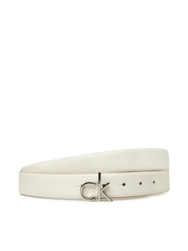 Calvin Klein Calvin Klein Ženski remen Ck Buckle Belt 3.0_Smooth K60K613156 Bijela