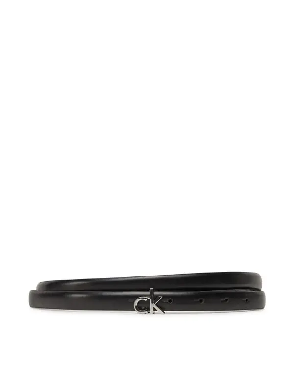 Calvin Klein Calvin Klein Ženski remen Ck Buckle Skinny Belt 1.5 K60K612932 Crna