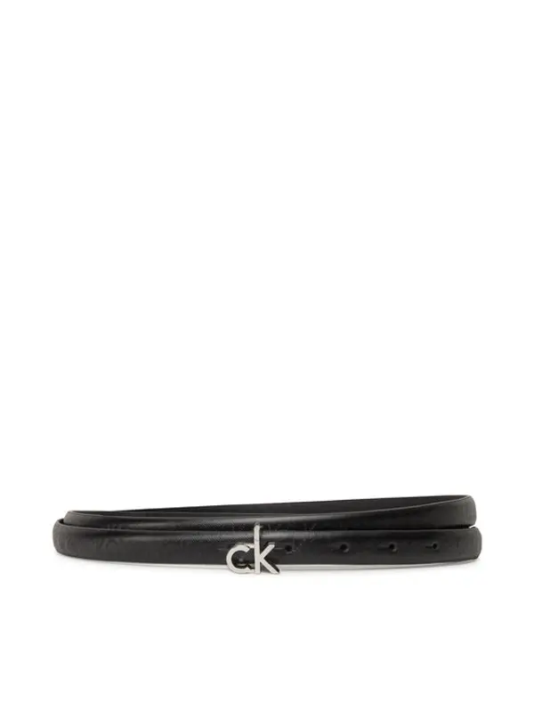 Calvin Klein Calvin Klein Ženski remen Ck Buckle Skinny Belt 1.5_Mono K60K612933 Crna