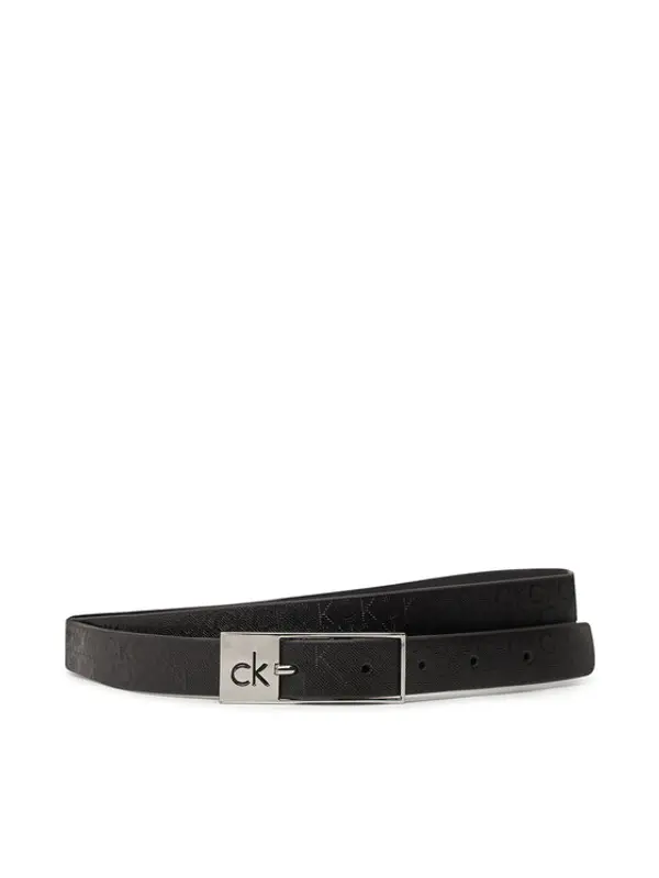 Calvin Klein Calvin Klein Ženski remen Ck Cut Square Buckle 2.0_Mono K60K613243 Crna