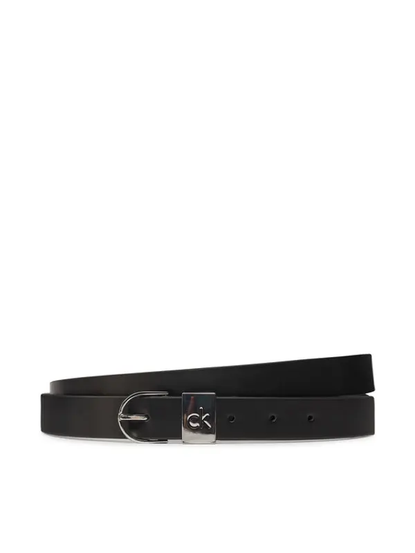 Calvin Klein Calvin Klein Ženski remen Ck Loop Rnd Buckle 2.5_Smooth K60K612936 Crna