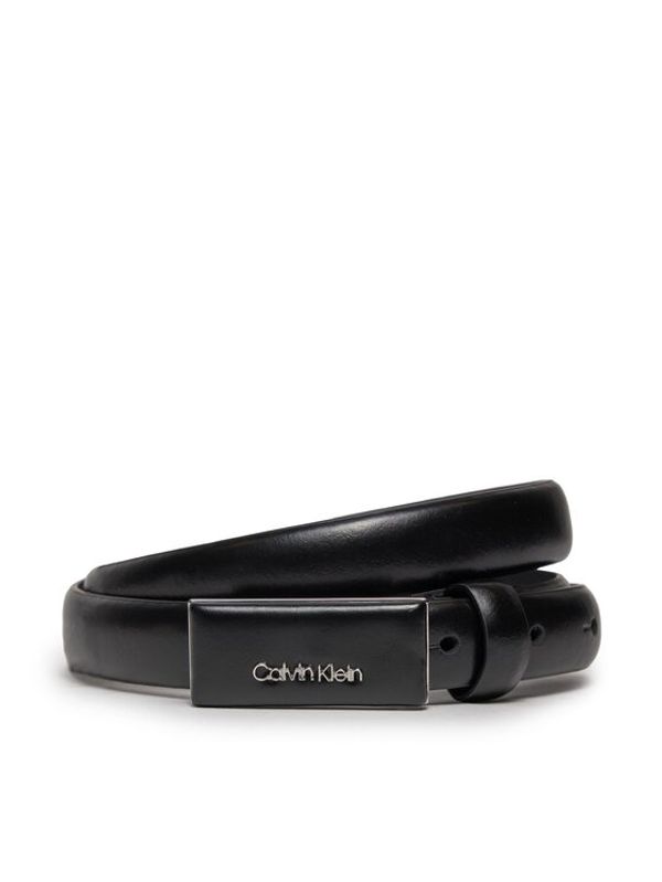Calvin Klein Calvin Klein Ženski remen Ck Must Covered Buckle Belt 2.0 K60K611997 Crna