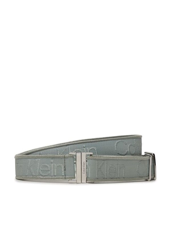 Calvin Klein Calvin Klein Ženski remen Gracie Logo Jacquard Belt 3.0 K60K611922 Siva