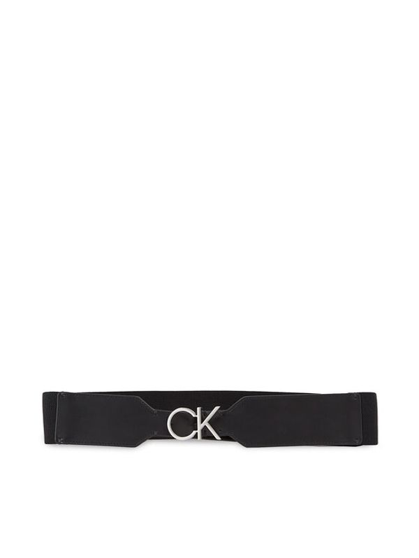 Calvin Klein Calvin Klein Ženski remen Re-Lock Waist Belt 50Mm K60K611104 Crna