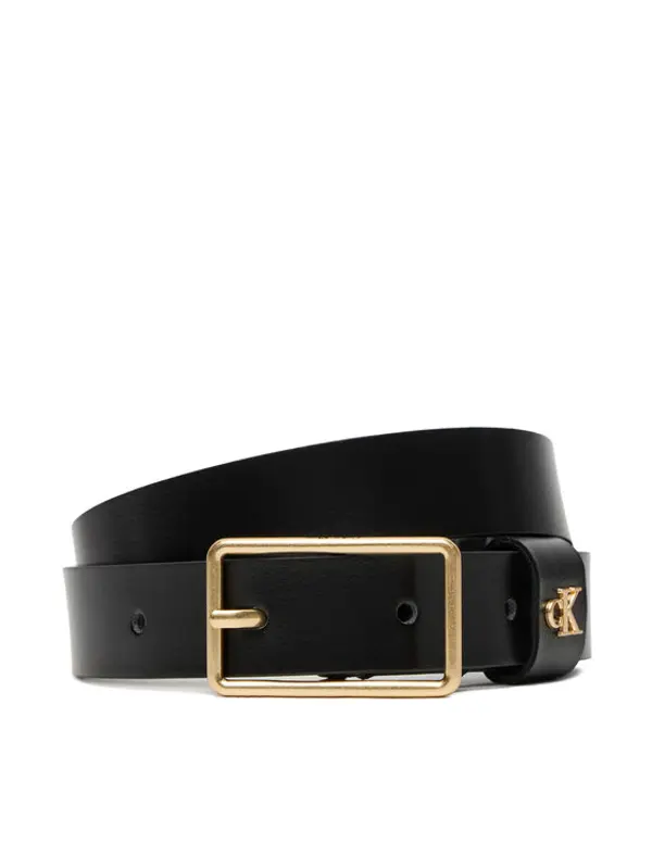 Calvin Klein Calvin Klein Ženski remen Square Buckle Ck Loop 25Mm LV04F7050G Crna