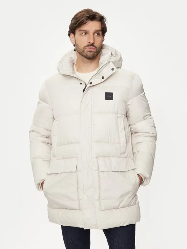 Calvin Klein Calvin Klein Zimska jakna K10K113465 Bež Regular Fit