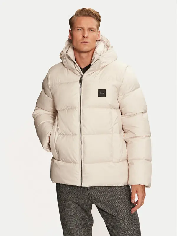 Calvin Klein Calvin Klein Zimska jakna K10K113476 Bež Regular Fit