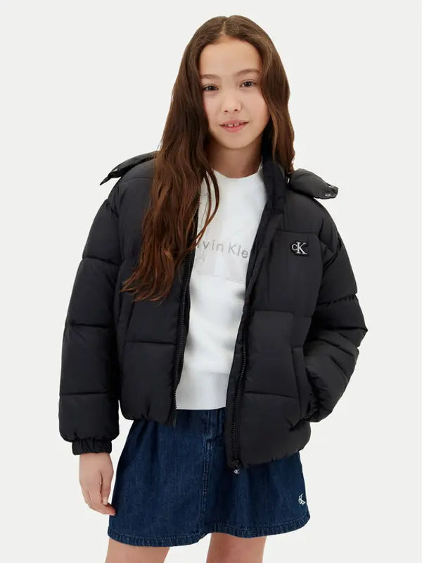 Calvin Klein Calvin Klein Zimska jakna LVCKTJM02G Crna Regular Fit