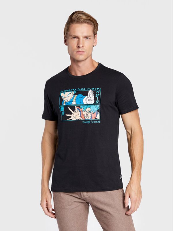 Capslab Capslab T-shirt Dragon Ball Super Dual CL/DBS/1/TSC/DUA2 Crna Regular Fit