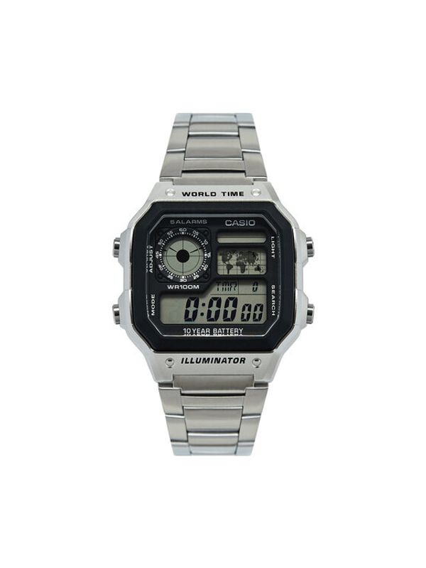 Casio Casio Sat AE-1200WHD-1AVEF Srebrna