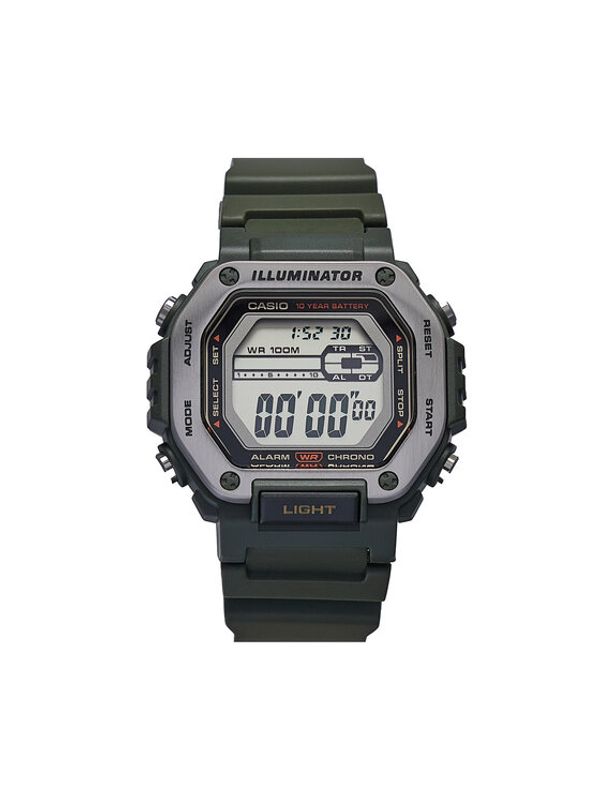 Casio Casio Sat Digital MWD-110H-3AVEF Zelena