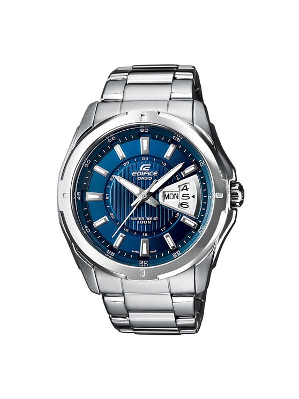 Casio Casio Sat Edifice EF-129D-2AVEF Srebrna