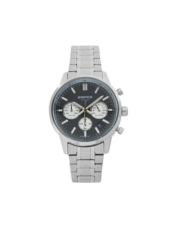 Casio Casio Sat Edifice EFR-575D-1AEF Srebrna
