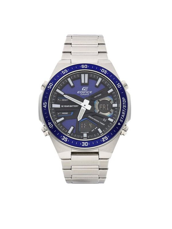 Casio Casio Sat Edifice EFV-C110D-2AVEF Srebrna
