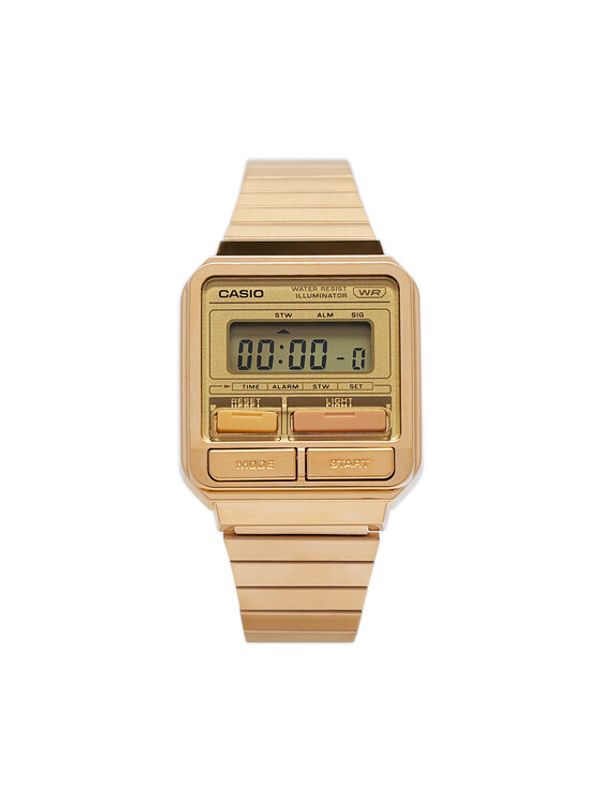 Casio Casio Sat Vintage 80s A120WEG-9AEF Zlatna