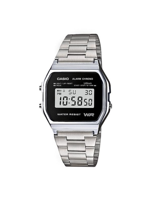 Casio Casio Sat Vintage A158WEA-1EF Srebrna